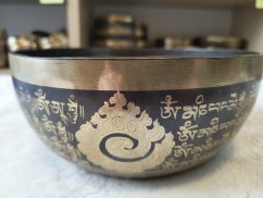 Zdobená tibetská mísa A#2 23cm
