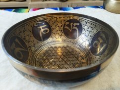 Zdobená tibetská mísa A2 24,5cm