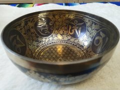 Zdobená tibetská mísa C#3 20,5cm