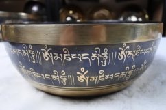 Zdobená tibetská mísa C#3 23cm