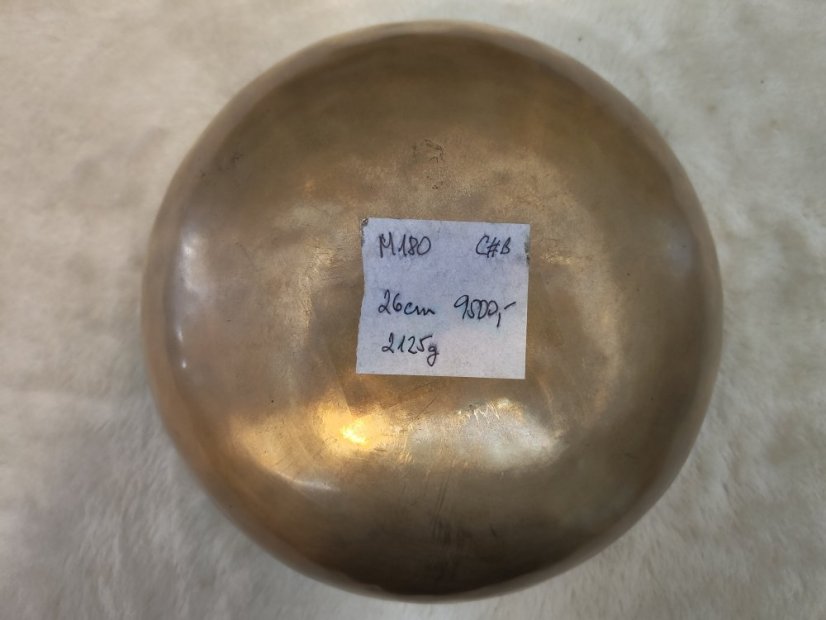 Matná tibetská mísa C#3 26cm