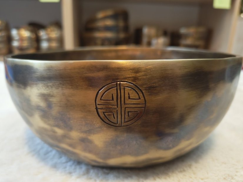 Lunární tibetská mísa D#3 23cm