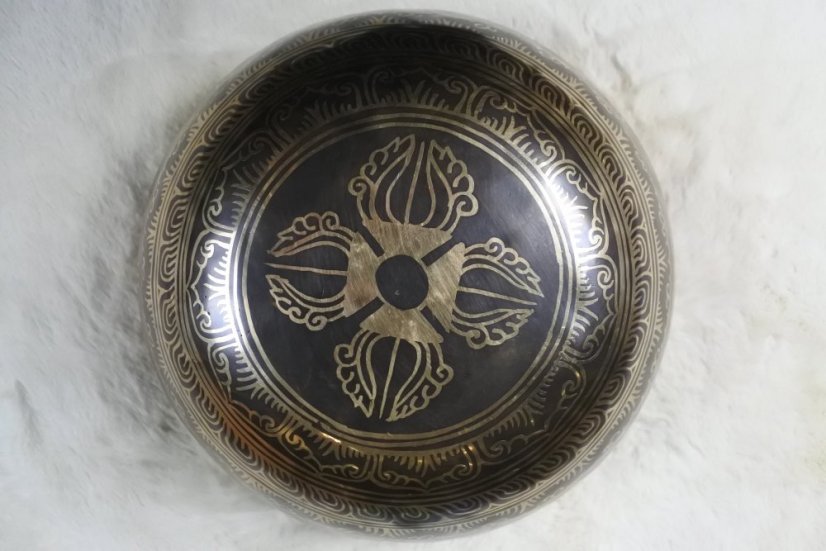 Zdobená tibetská mísa C3 25,5cm