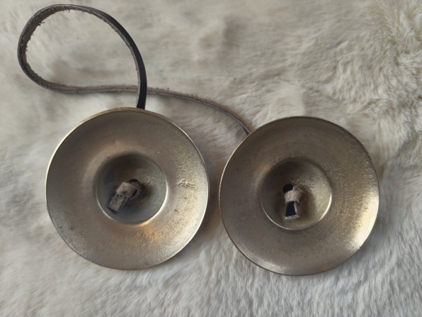 Tingša tibetské činelky s draky 7cm