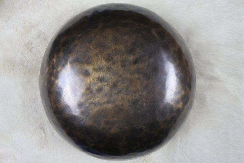 Zlato-hnědá tibetská mísa F#3 25,5cm