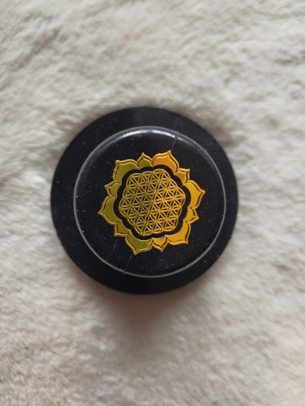 Přísavka na tibetskou mísu - ruzné symboly - Symbol: kvet3