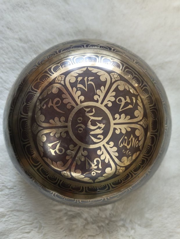 Zdobená tibetská mísa C3 23cm