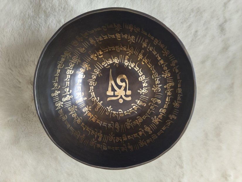 Zdobená tibetská mísa D3 23cm