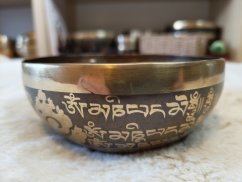 Zdobená tibetská mísa A#3 13,5cm