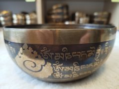 Zdobená tibetská mísa C#3 20,5cm