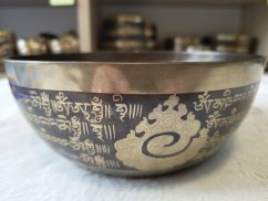 Zdobená tibetská mísa A#2 22,5cm