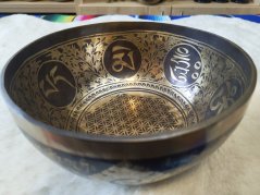 Zdobená tibetská mísa A#2 23cm