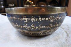 Zdobená tibetská mísa C#3 23,5cm