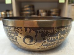 Zdobená tibetská mísa B2 21cm