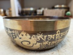 Zdobená tibetská mísa B3 13,5cm