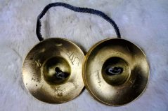 Tingša tibetské činelky s draky 7cm
