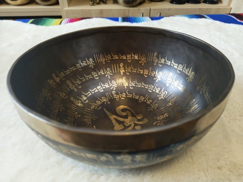 Zdobená tibetská mísa D3 23cm